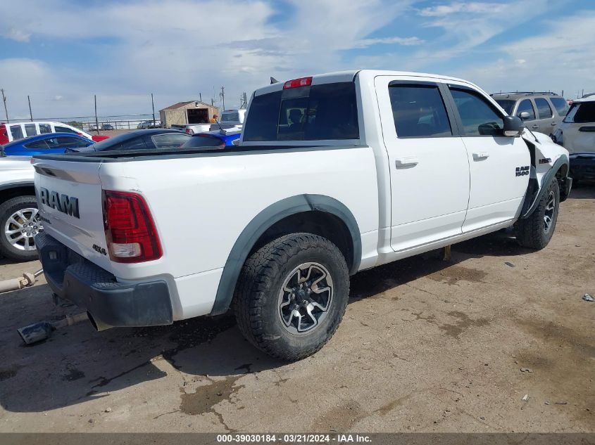 2017 Ram 1500 Rebel 4X4 5'7 Box VIN: 1C6RR7YT7HS594291 Lot: 39030184