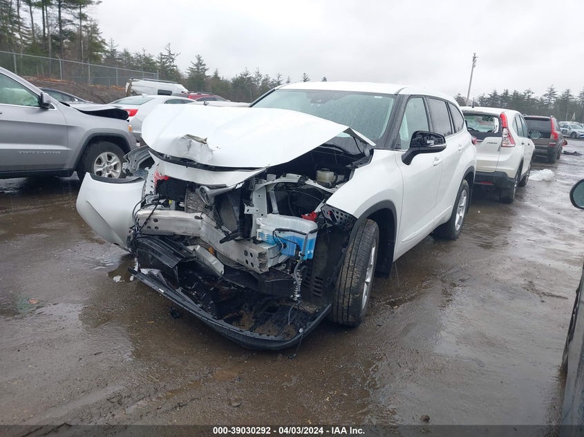 2022 TOYOTA HIGHLANDER VIN: 5TDBZRBH2NS231248