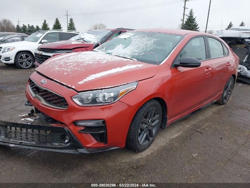 2021 Kia Forte Gt-Line VIN: 3KPF34AD2ME275330 Lot: 39030296