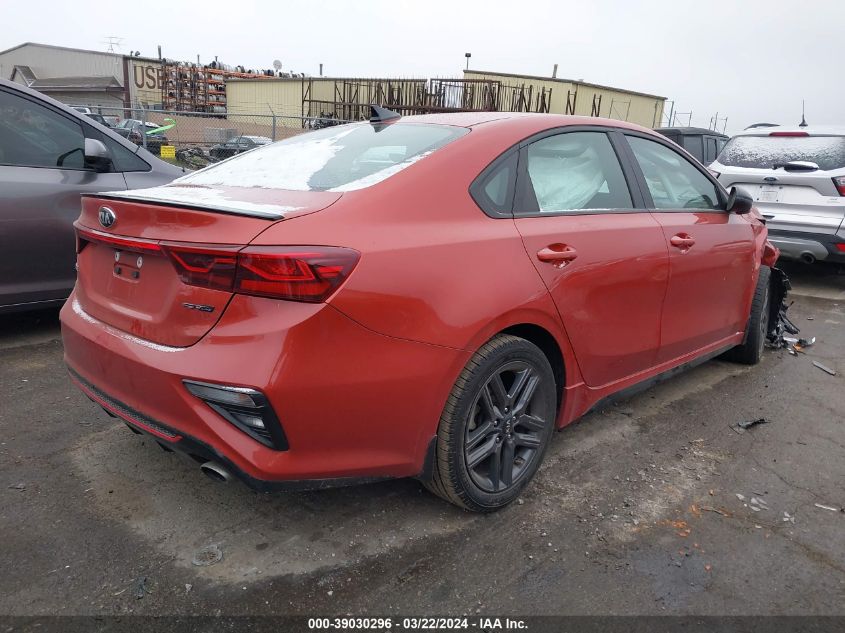 2021 Kia Forte Gt-Line VIN: 3KPF34AD2ME275330 Lot: 39030296