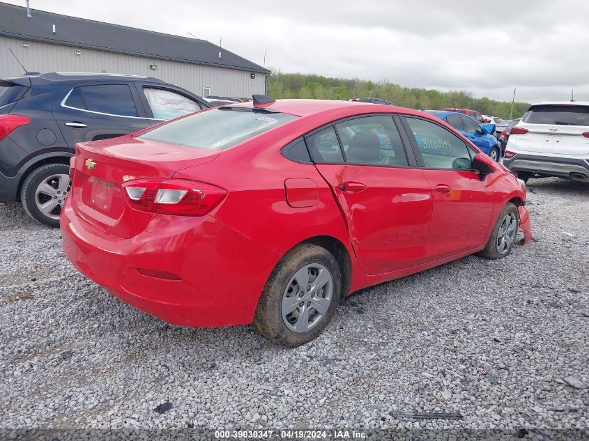 2016 Chevrolet Cruze Ls Auto VIN: 1G1BC5SM4G7233676 Lot: 39030347