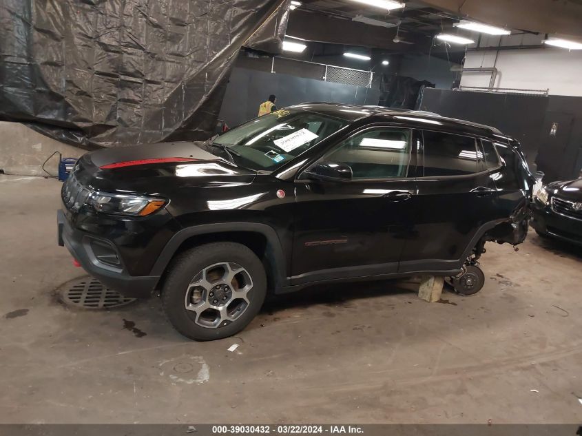 2022 JEEP COMPASS TRAILHAWK 4X4 - 3C4NJDDB3NT200628