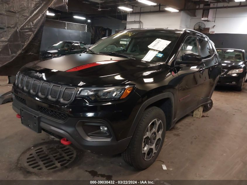 2022 JEEP COMPASS TRAILHAWK 4X4 - 3C4NJDDB3NT200628