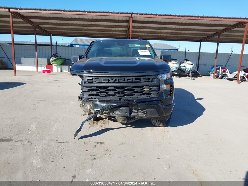 VIN 1GCPDBEK1RZ116972 2024 CHEVROLET SILVERADO 1500 4WD  SHORT BED CUSTOM