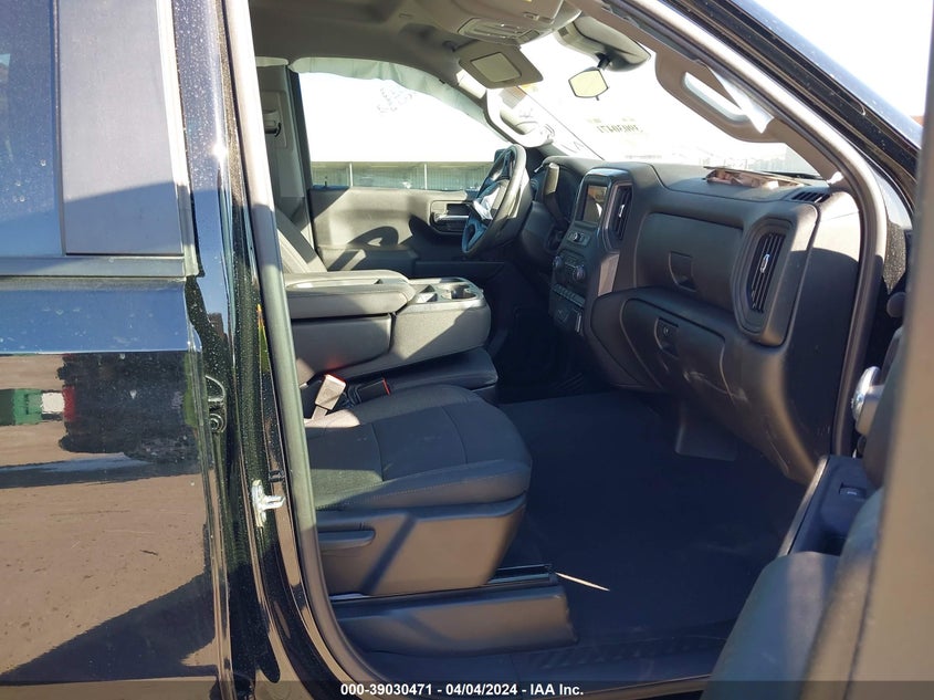 VIN 1GCPDBEK1RZ116972 2024 CHEVROLET SILVERADO 1500 4WD  SHORT BED CUSTOM