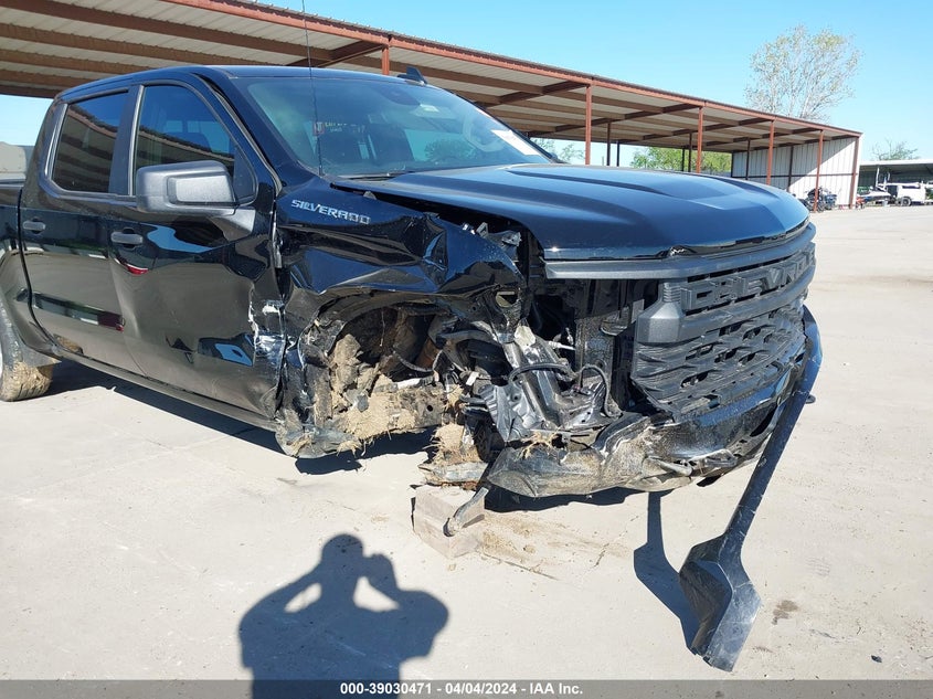 VIN 1GCPDBEK1RZ116972 2024 CHEVROLET SILVERADO 1500 4WD  SHORT BED CUSTOM