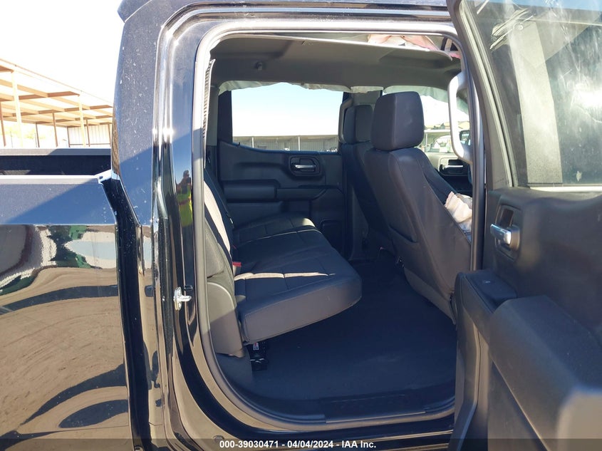 VIN 1GCPDBEK1RZ116972 2024 CHEVROLET SILVERADO 1500 4WD  SHORT BED CUSTOM