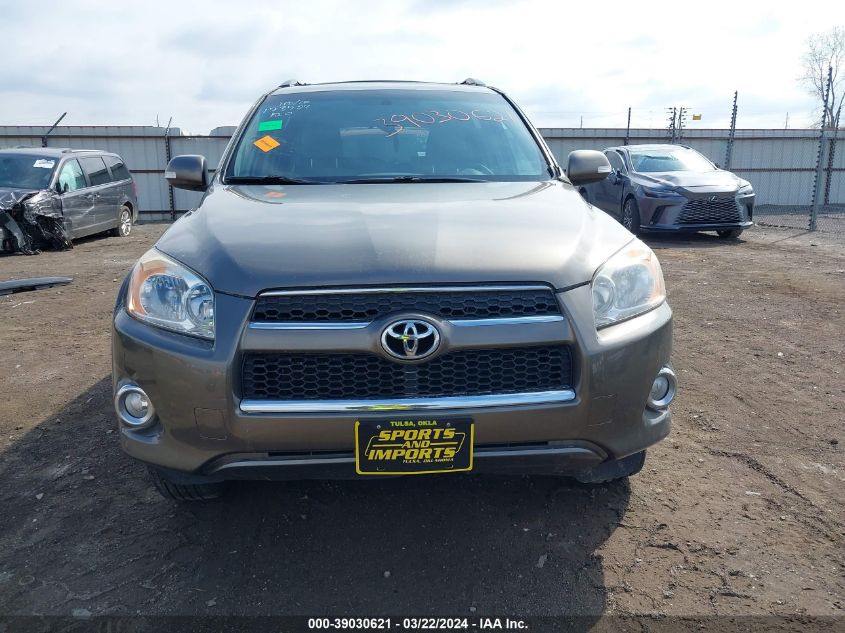 2010 Toyota Rav4 Limited VIN: JTMYF4DV2AD016225 Lot: 39030621