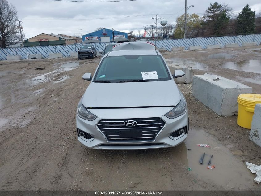 2022 Hyundai Accent Sel VIN: 3KPC24A62NE173633 Lot: 39031071