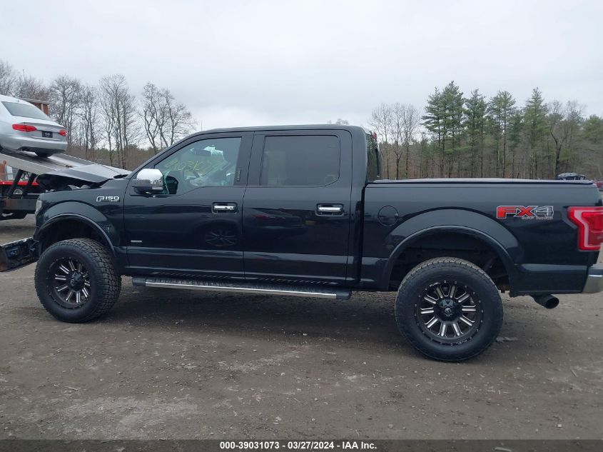 2016 Ford F-150 Lariat VIN: 1FTEW1EG7GFA41300 Lot: 39031073