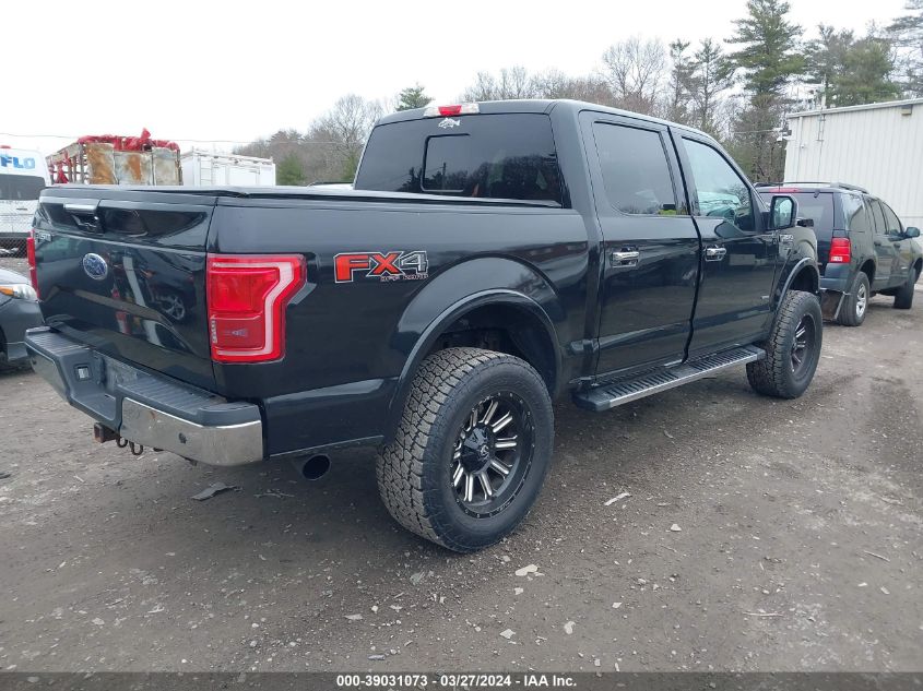 2016 Ford F-150 Lariat VIN: 1FTEW1EG7GFA41300 Lot: 39031073