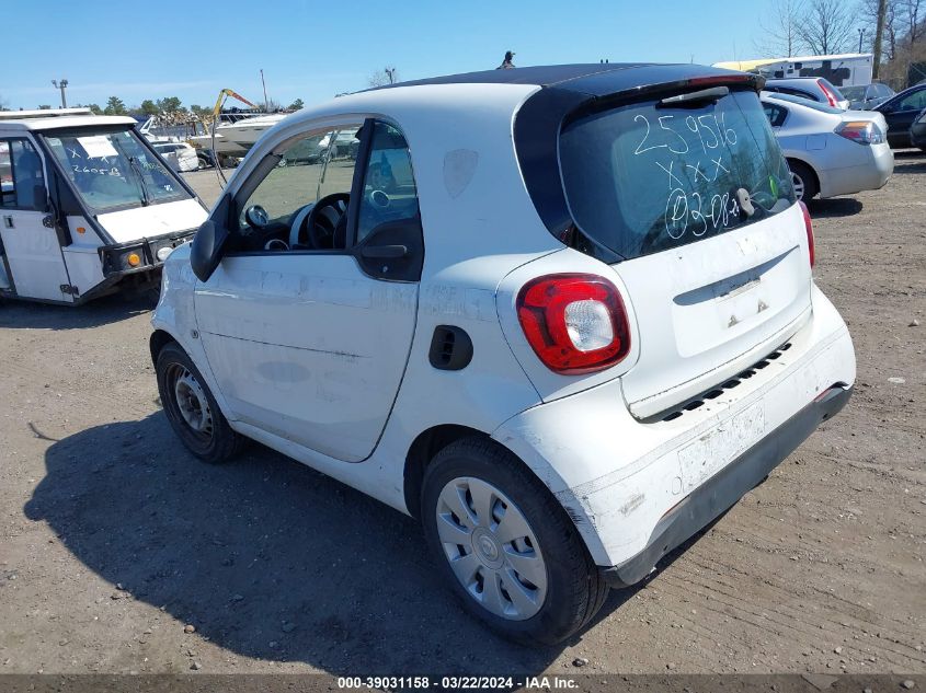 WMEFJ5DA6GK104340 | 2016 SMART FORTWO