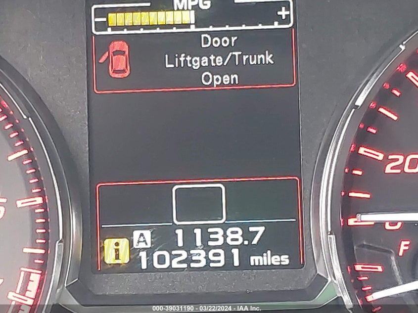 2016 SUBARU WRX - JF1VA1B67G9831937