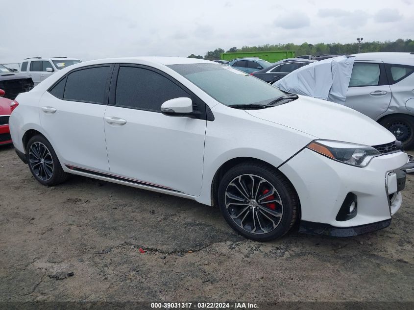 2015 TOYOTA COROLLA S PLUS - 2T1BURHE6FC302411