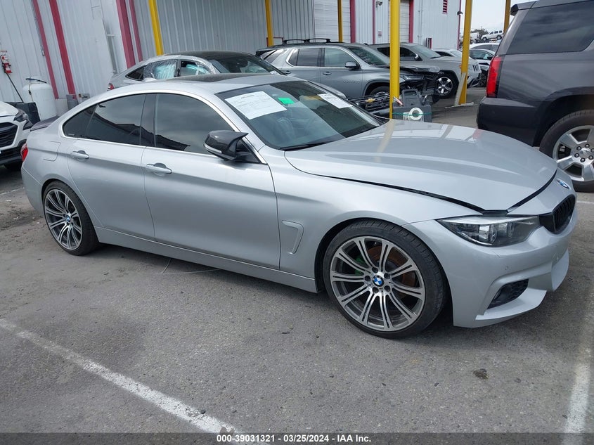 2019 BMW 430I Gran Coupe VIN: WBA4J1C52KBM16518 Lot: 39031321