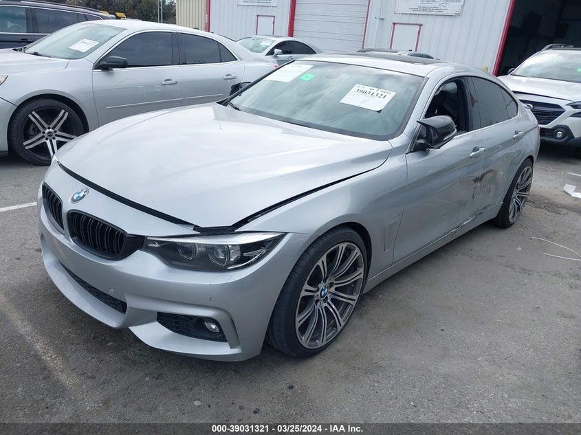 2019 BMW 430I Gran Coupe VIN: WBA4J1C52KBM16518 Lot: 39031321