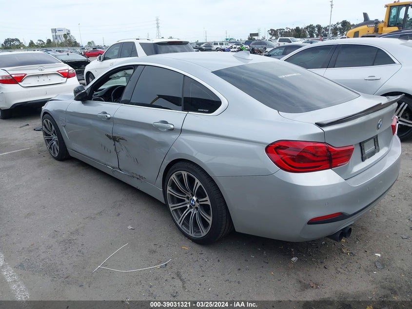2019 BMW 430I Gran Coupe VIN: WBA4J1C52KBM16518 Lot: 39031321