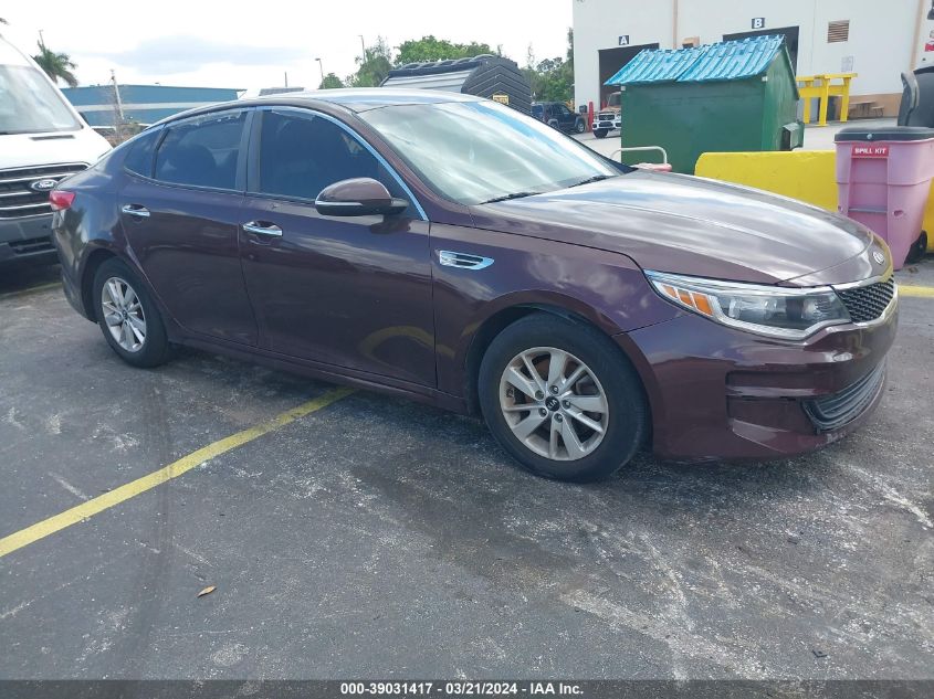 5XXGT4L35GG032020 | 2016 KIA OPTIMA