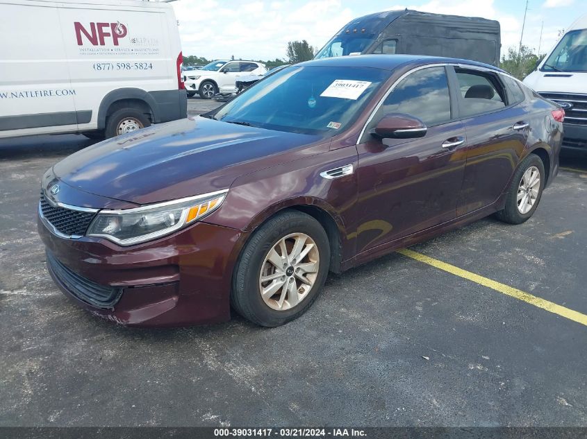 5XXGT4L35GG032020 | 2016 KIA OPTIMA