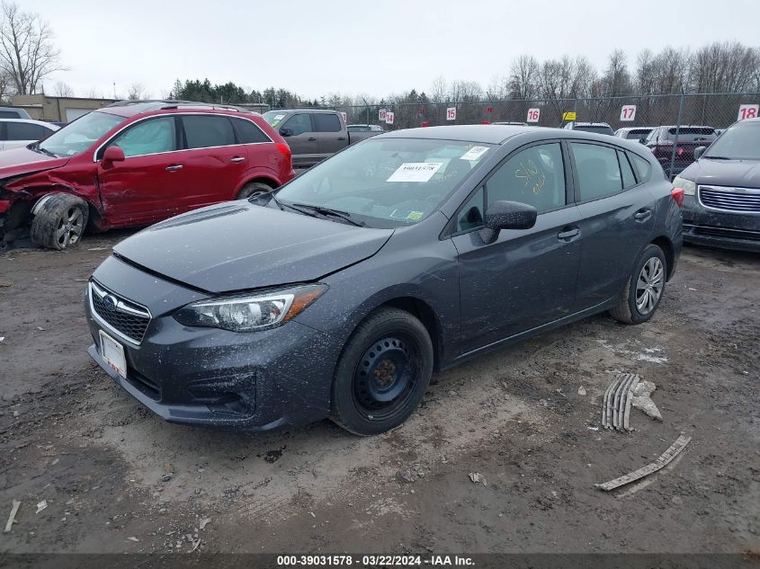 4S3GTAA6XJ3746907 | 2018 SUBARU IMPREZA