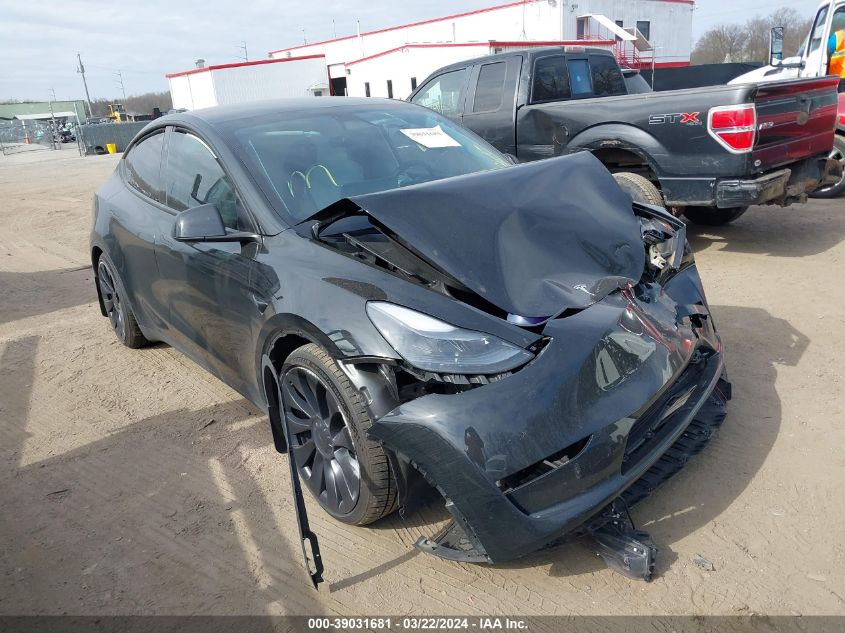 2023 TESLA MODEL Y AWD/PERFORMANCE DUAL MOTOR ALL-WHEEL DRIVE - 7SAYGDEF8PF797454