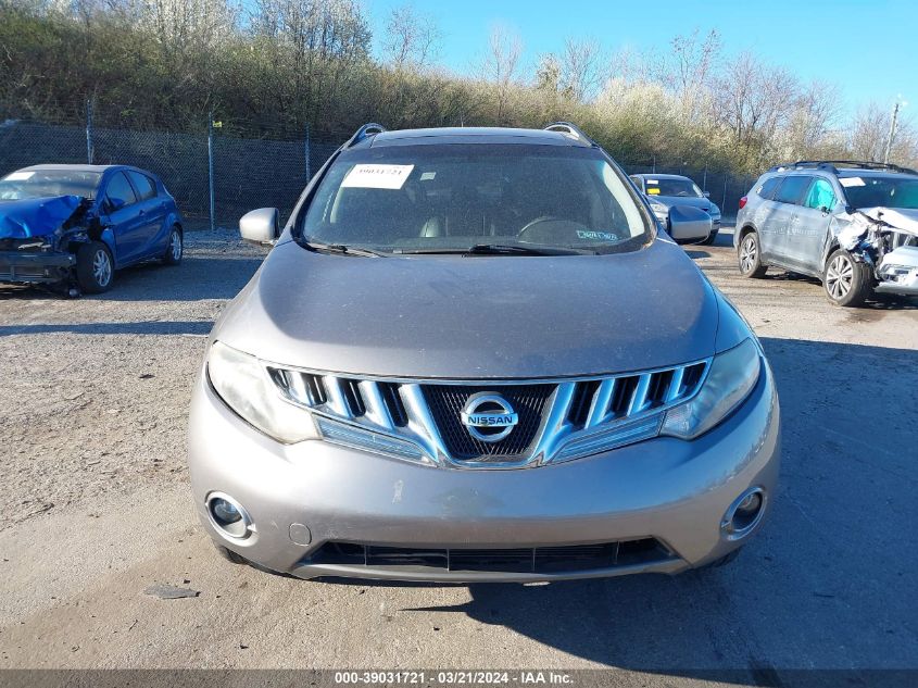 2009 Nissan Murano Sl VIN: JN8AZ18W69W211663 Lot: 39031721