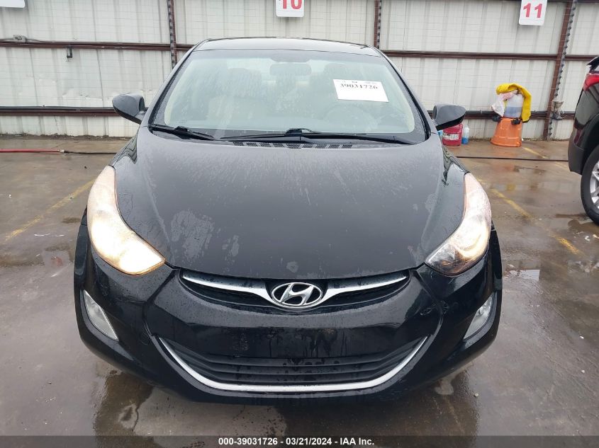 2012 Hyundai Elantra Gls (Ulsan Plant) VIN: KMHDH4AE1CU301106 Lot: 39031726