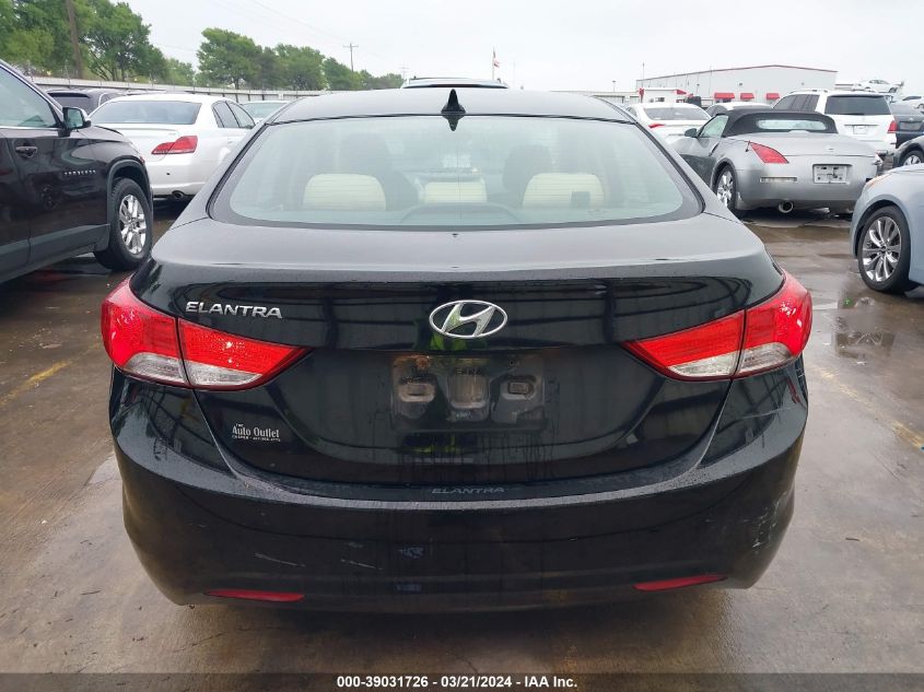 2012 Hyundai Elantra Gls (Ulsan Plant) VIN: KMHDH4AE1CU301106 Lot: 39031726