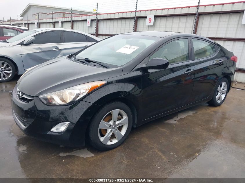 2012 Hyundai Elantra Gls (Ulsan Plant) VIN: KMHDH4AE1CU301106 Lot: 39031726