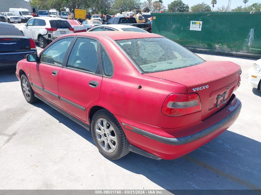 2000 Volvo S40 A/As VIN: YV1VS2557YF517086 Lot: 39031740