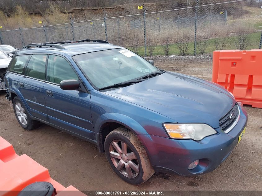 2006 Subaru Outback 2.5I VIN: 4S4BP61CX67344849 Lot: 39031751