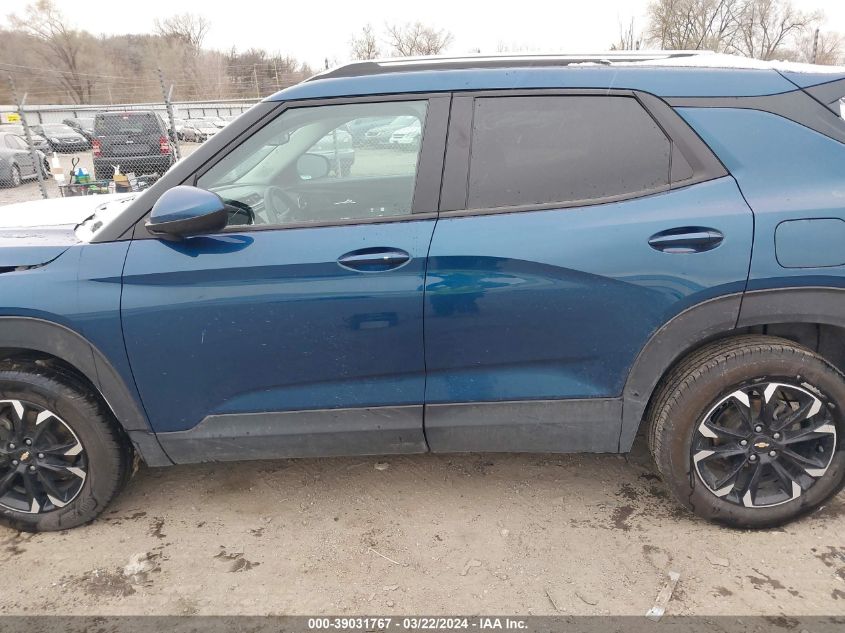 2021 Chevrolet Trailblazer Awd Lt VIN: KL79MRSL2MB091027 Lot: 39031767