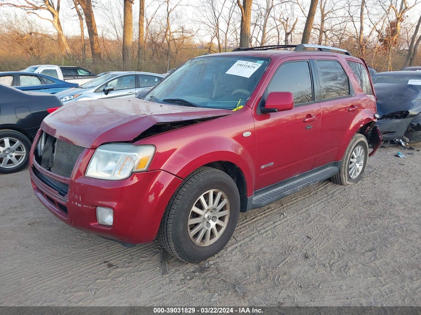 2008 Mercury Mariner Premier VIN: 4M2CU87198KJ20288 Lot: 39031829