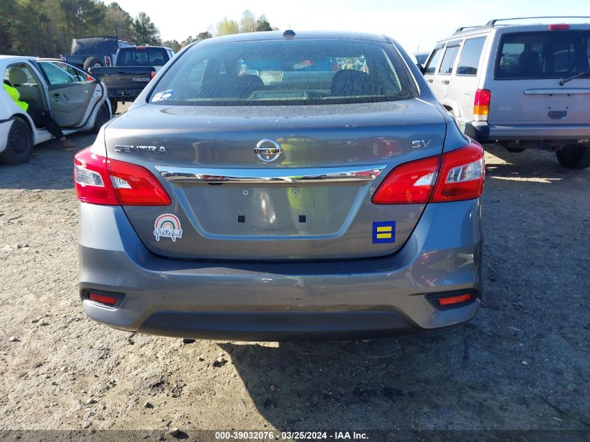 2018 Nissan Sentra Sv VIN: 3N1AB7APXJY225507 Lot: 39032076