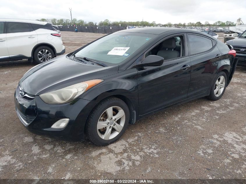 2013 Hyundai Elantra Gls VIN: KMHDH4AE0DU677104 Lot: 39032150