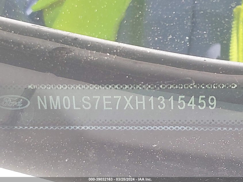 2017 FORD TRANSIT CONNECT XL - NM0LS7E7XH1315459