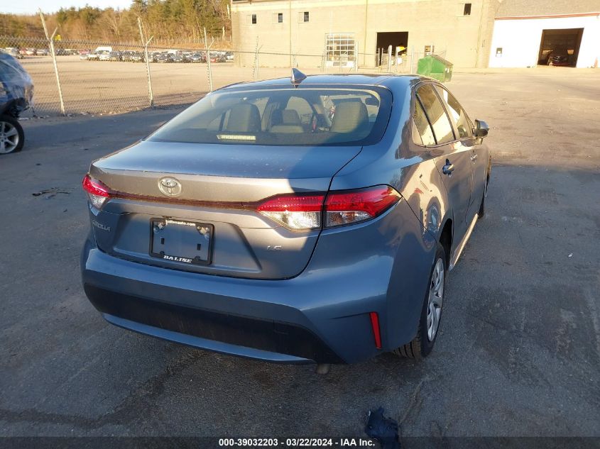 2022 Toyota Corolla Le VIN: JTDEPMAE9N3011734 Lot: 39032203