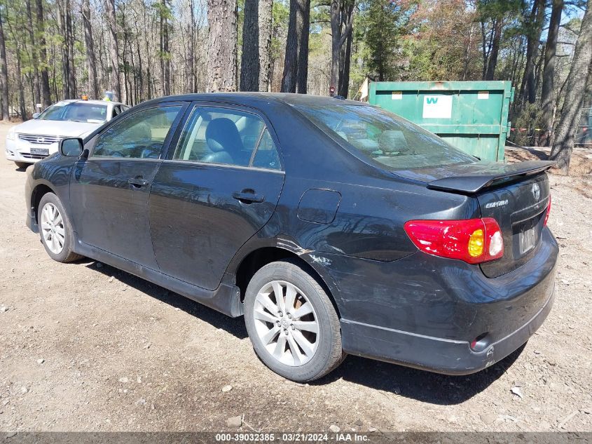 2T1BU40E89C151431 | 2009 TOYOTA COROLLA