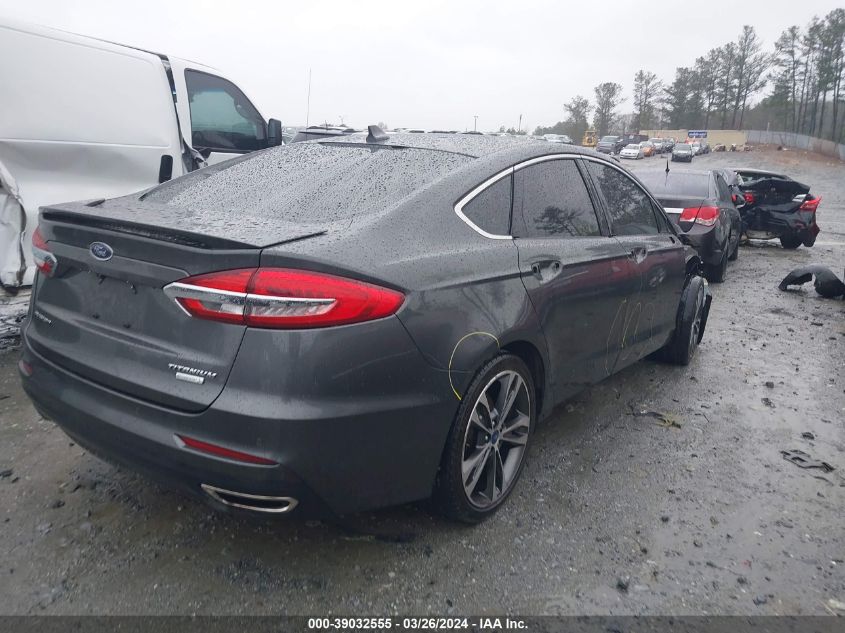 2019 FORD FUSION TITANIUM - 3FA6P0K97KR265217