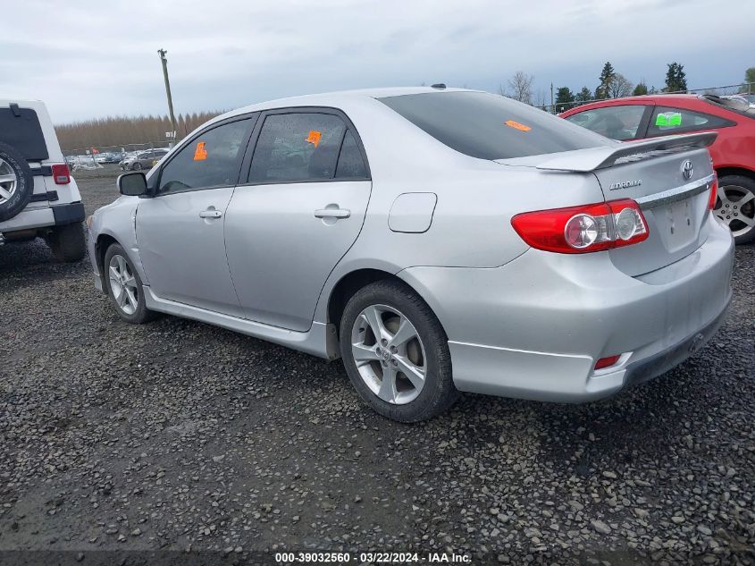 2011 Toyota Corolla S VIN: 2T1BU4EE2BC657996 Lot: 39032560