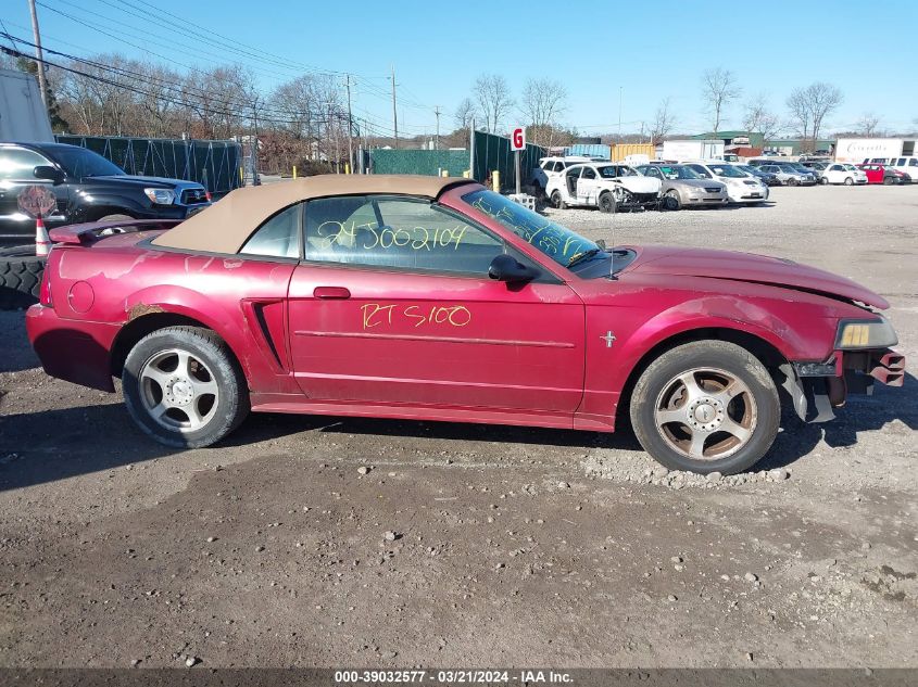 2003 Ford Mustang VIN: 1FAFP44453F402453 Lot: 39032577