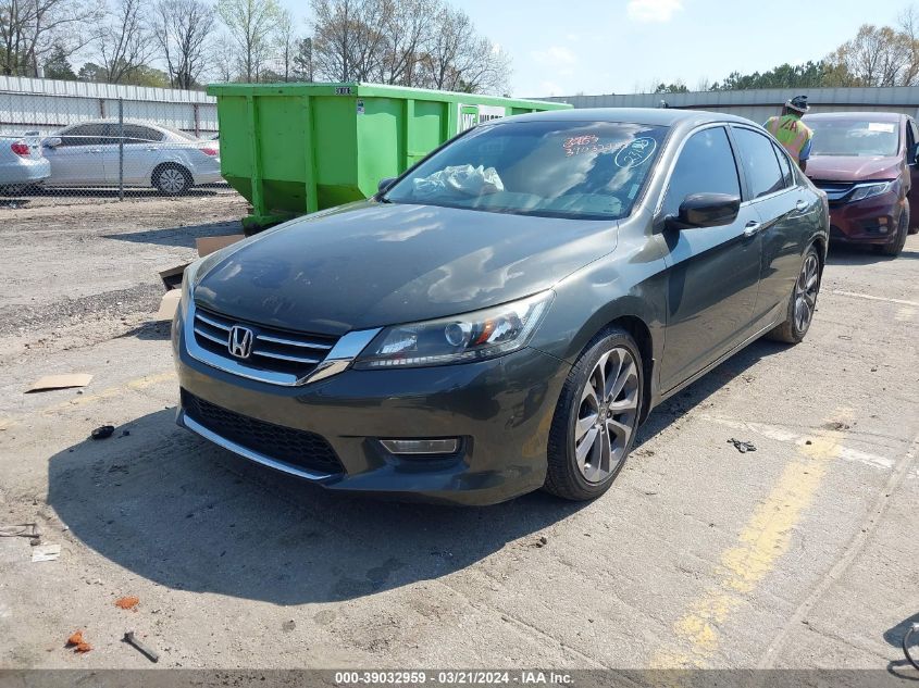 2013 Honda Accord Sport VIN: 1HGCR2F5XDA163127 Lot: 39032959