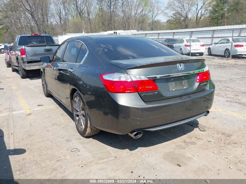 2013 Honda Accord Sport VIN: 1HGCR2F5XDA163127 Lot: 39032959