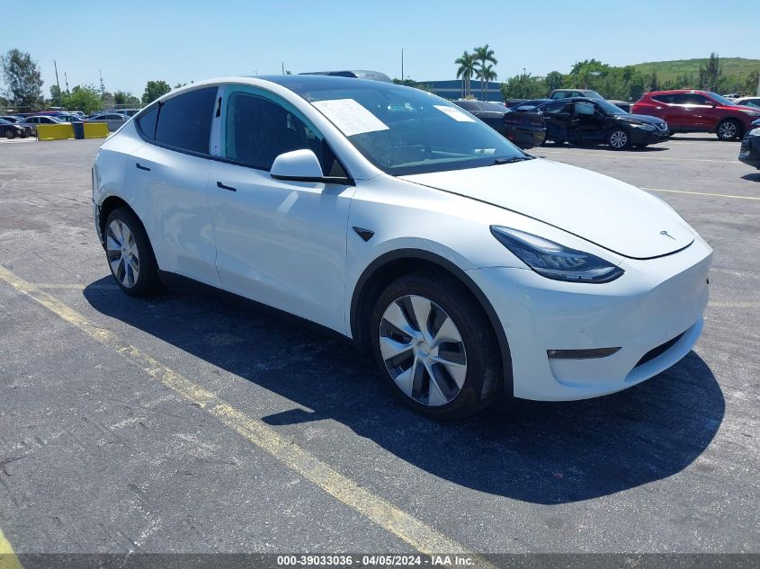 2022 TESLA MODEL Y - 7SAYGDEE5NF462205