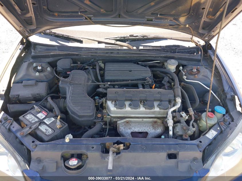 2HGES16594H624777 | 2004 HONDA CIVIC