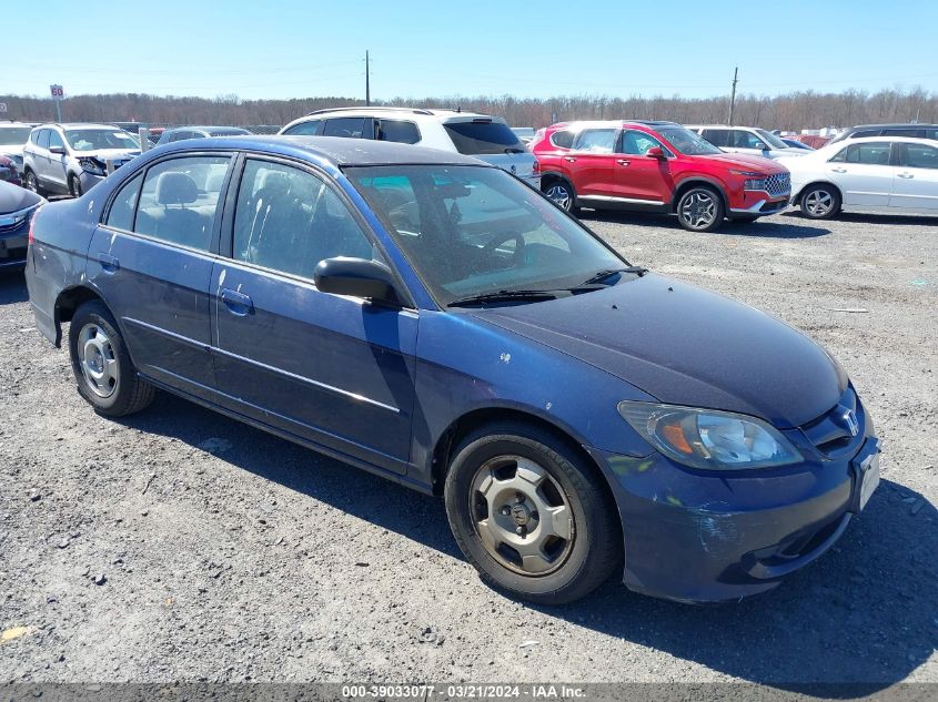 2HGES16594H624777 | 2004 HONDA CIVIC