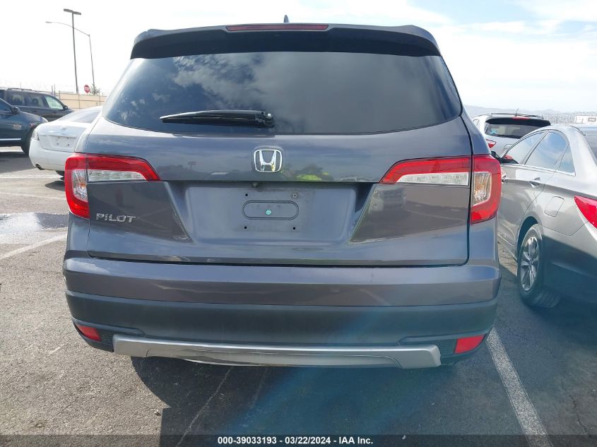 2019 Honda Pilot Ex VIN: 5FNYF5H32KB014984 Lot: 39033193