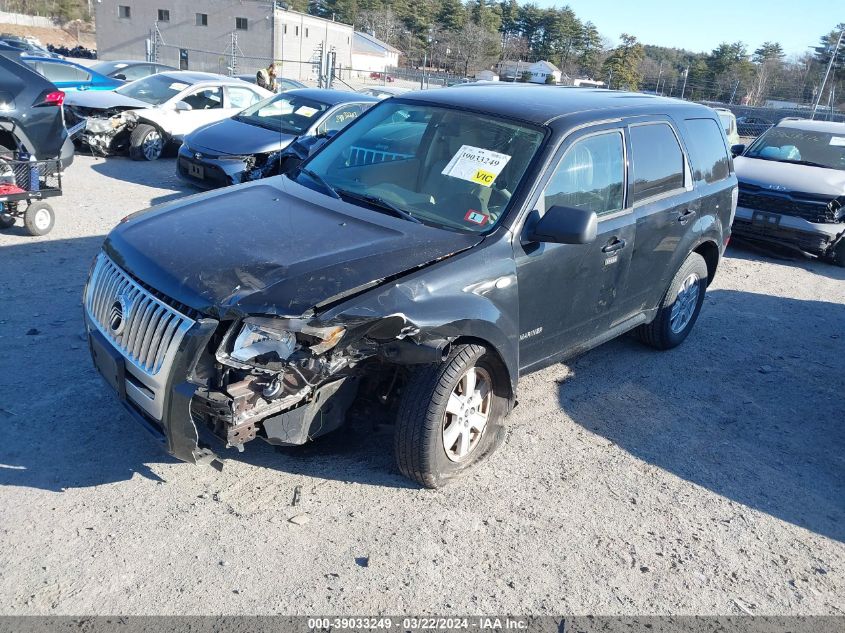 2008 Mercury Mariner V6 VIN: 4M2CU91138KJ51809 Lot: 39033249