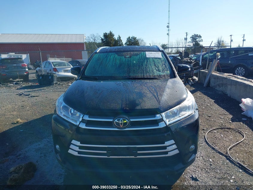 VIN 5TDJZRFH4HS454062 2017 TOYOTA HIGHLANDER SE/XLE