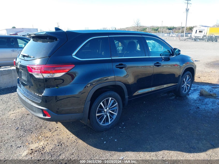 VIN 5TDJZRFH4HS454062 2017 TOYOTA HIGHLANDER SE/XLE
